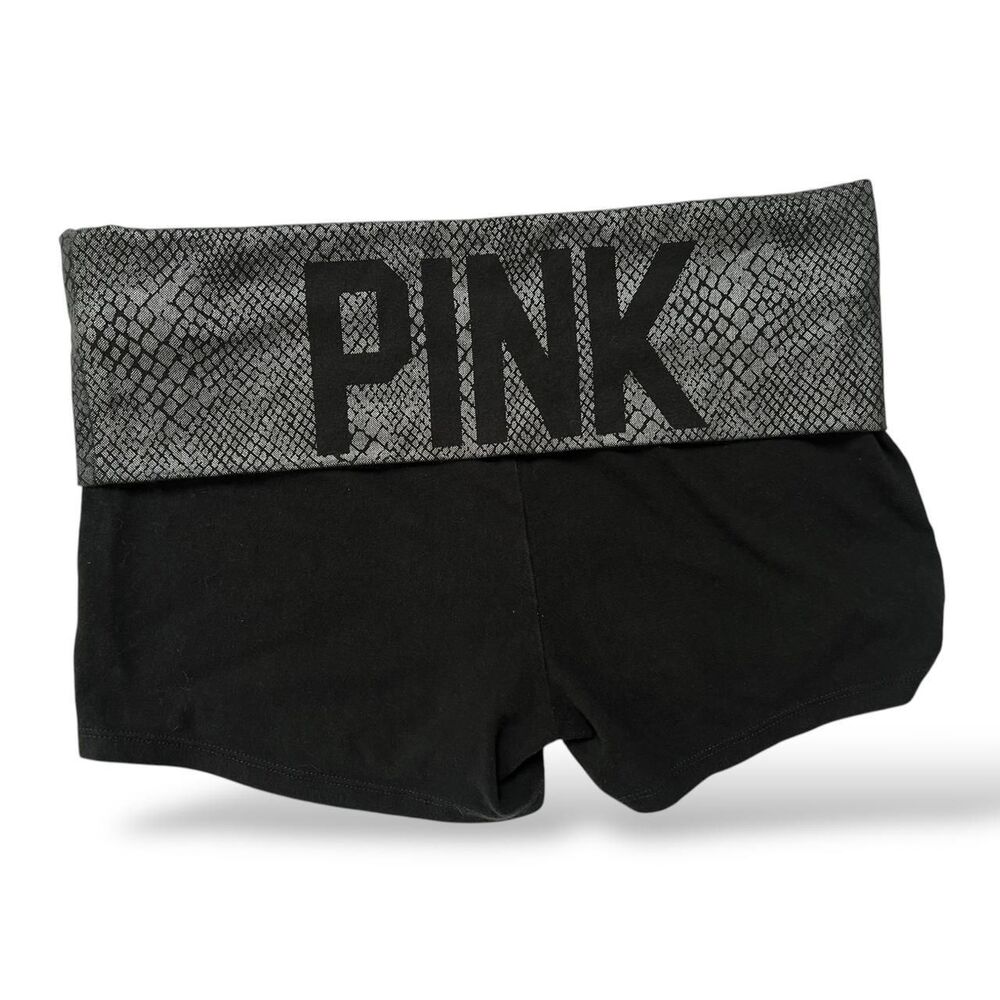 Victoria-s-secret Women's Black and Grey Shorts